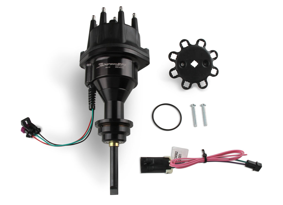 Holley Sniper HyperSpark Distributor - Chrysler 413 / 426W / 440 / 426 Hemi - 565-306BK