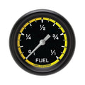 Classic Instruments Autocross Yellow 2-5/8" Fuel Level Gauge - AX309YBLF