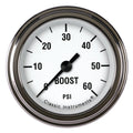 Classic Instruments White Hot 2-1/8" Boost Gauge (60 PSI) - WH143SLF