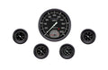 Classic Instruments AutoCross Gray Five Gauge Set - AX165GBLF