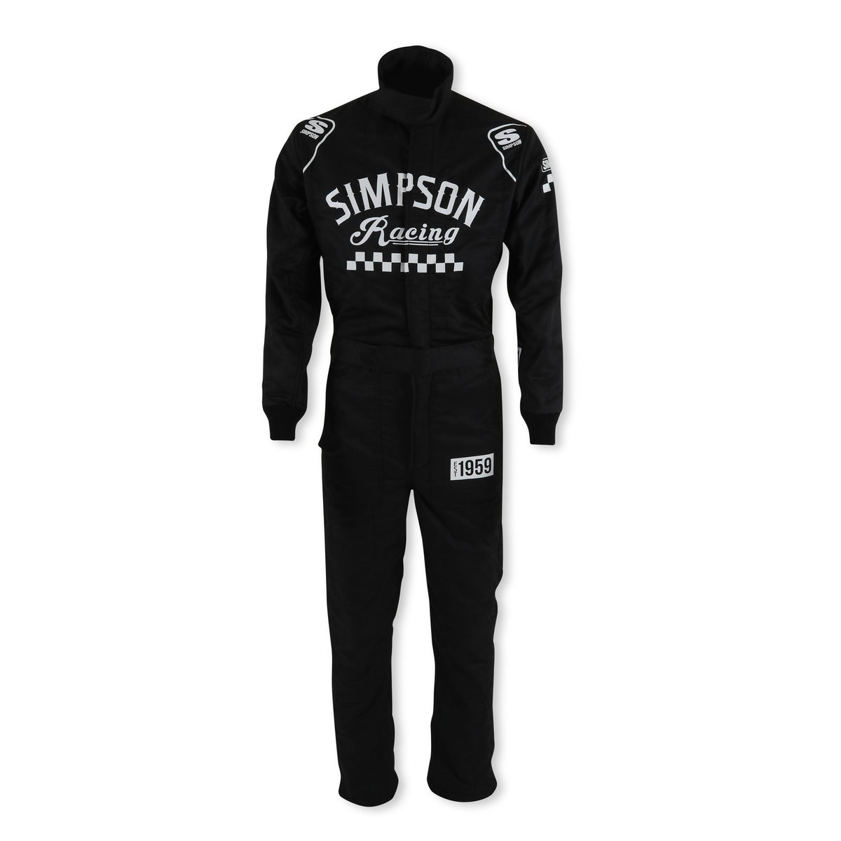 Simpson Checkers Suit Black - MD - CK02221