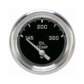 Classic Instruments Autocross Gray 2-5/8" Oil Temperature Gauge - AX228GAPF