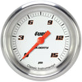 Classic Instruments Velocity White 2-5/8" Fuel Pressure Gauge (15 PSI) - VS345WAPF