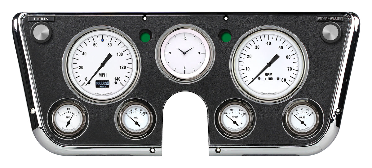 Classic Instruments White Hot 1967-72 Chevy Truck - CT67DWH