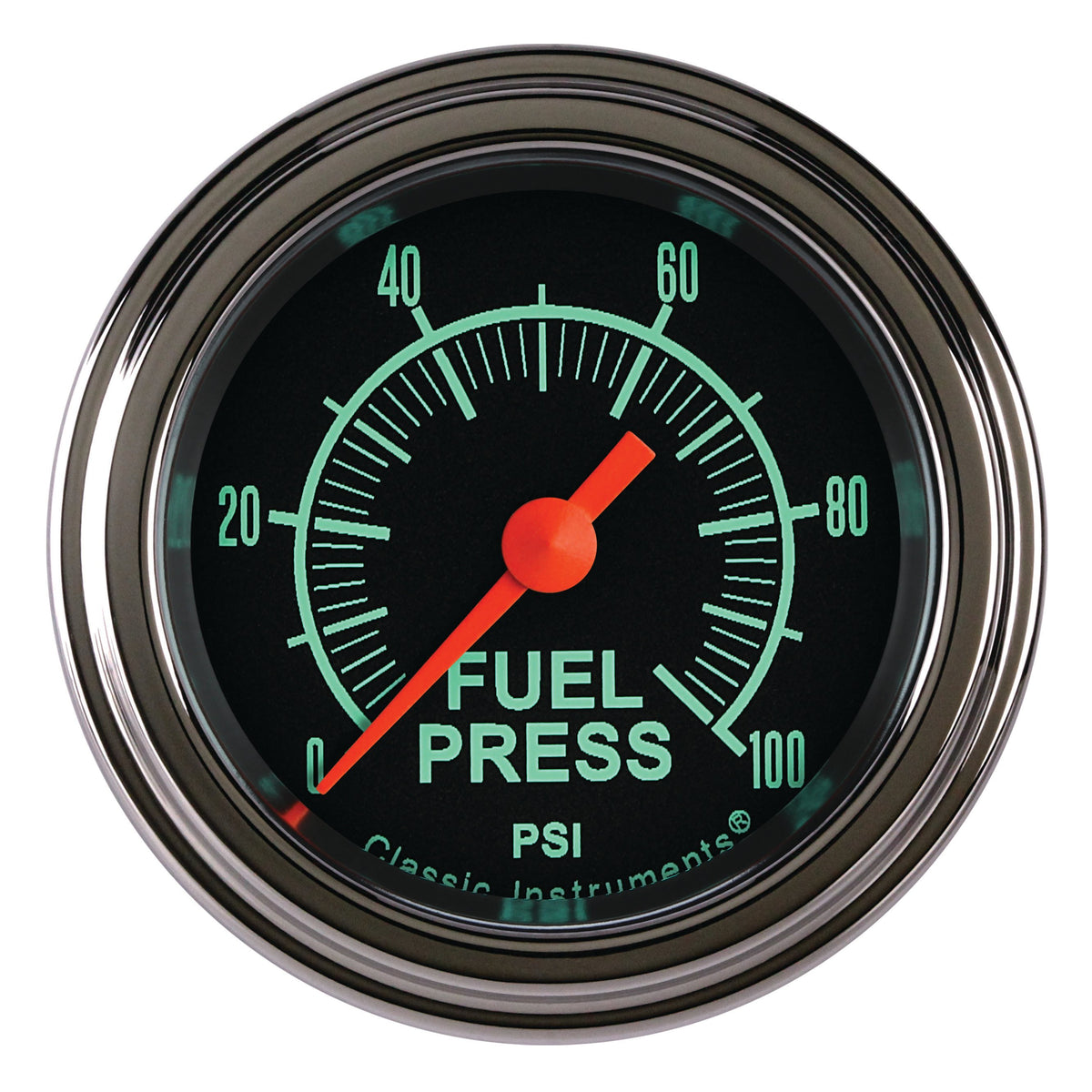 Classic Instruments G/Stock 2-1/8" Fuel Pressure Gauge (100 PSI) - GS146SLF