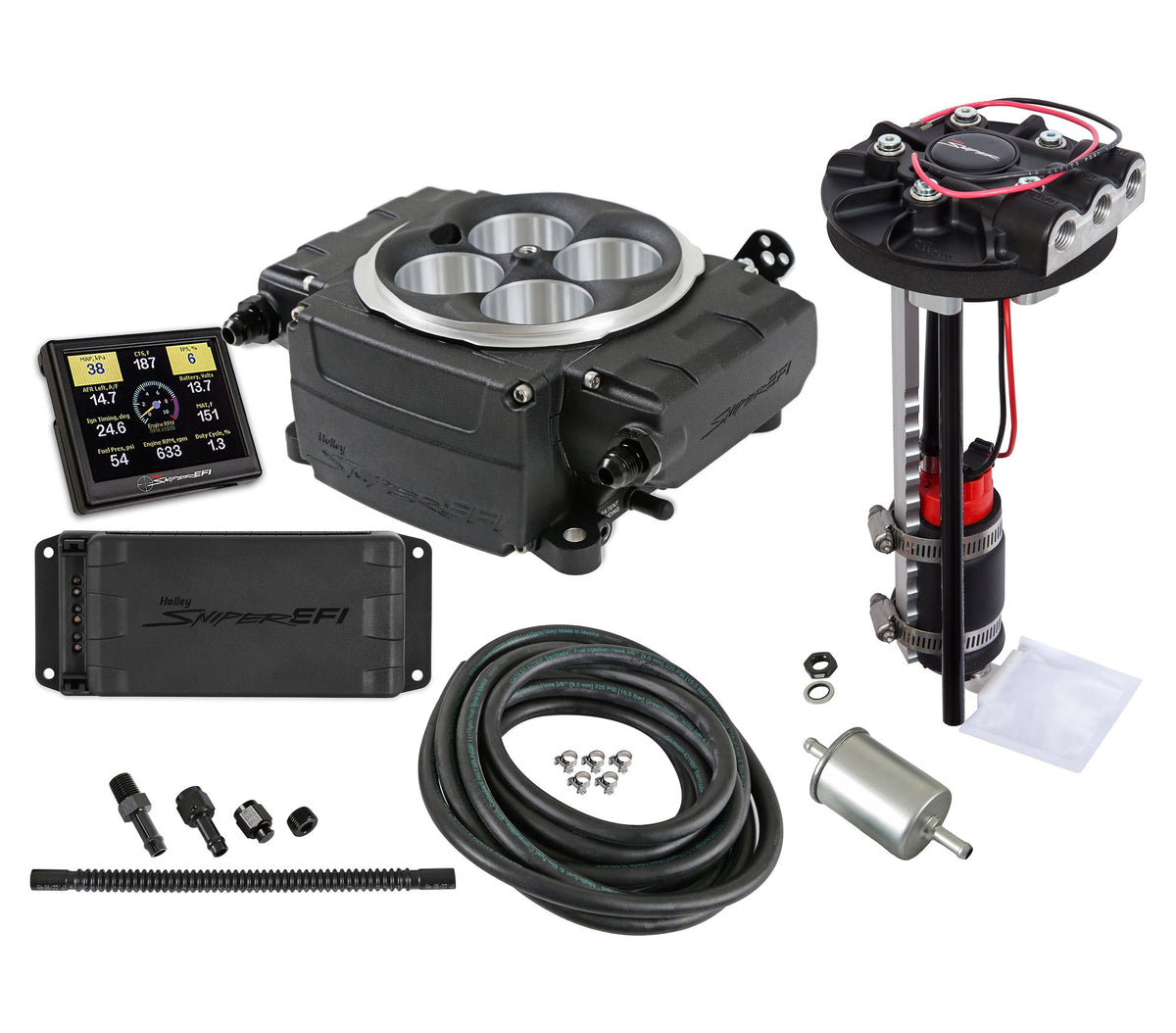 Holley Sniper 2 EFI - Black - 550-511-3PD