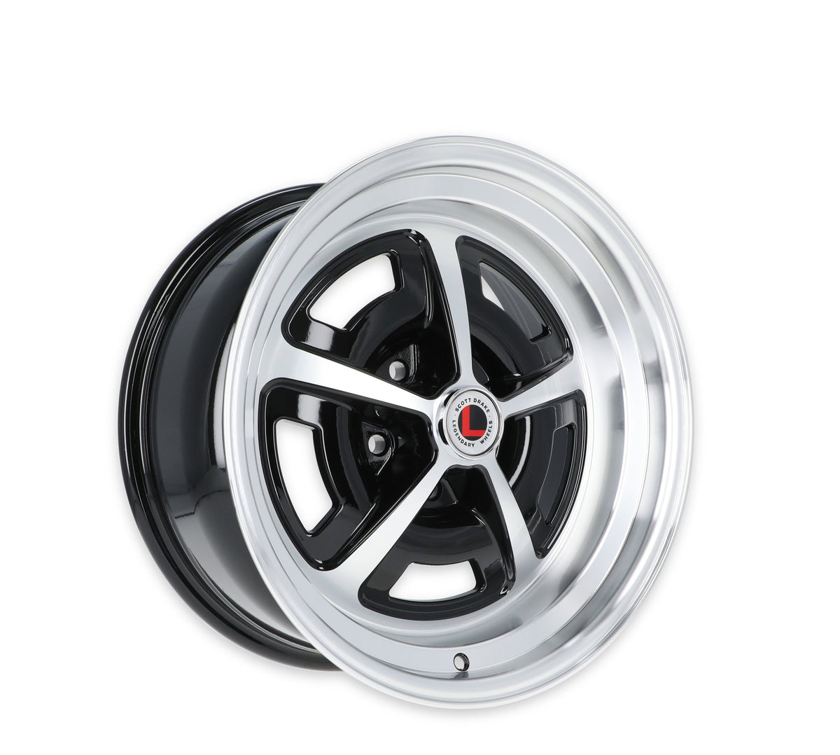 Legendary Wheel Magnum 500 - 17x8 - 5x4.5 - 4.75 BS - Gloss Black/Machined - LW50-70854A