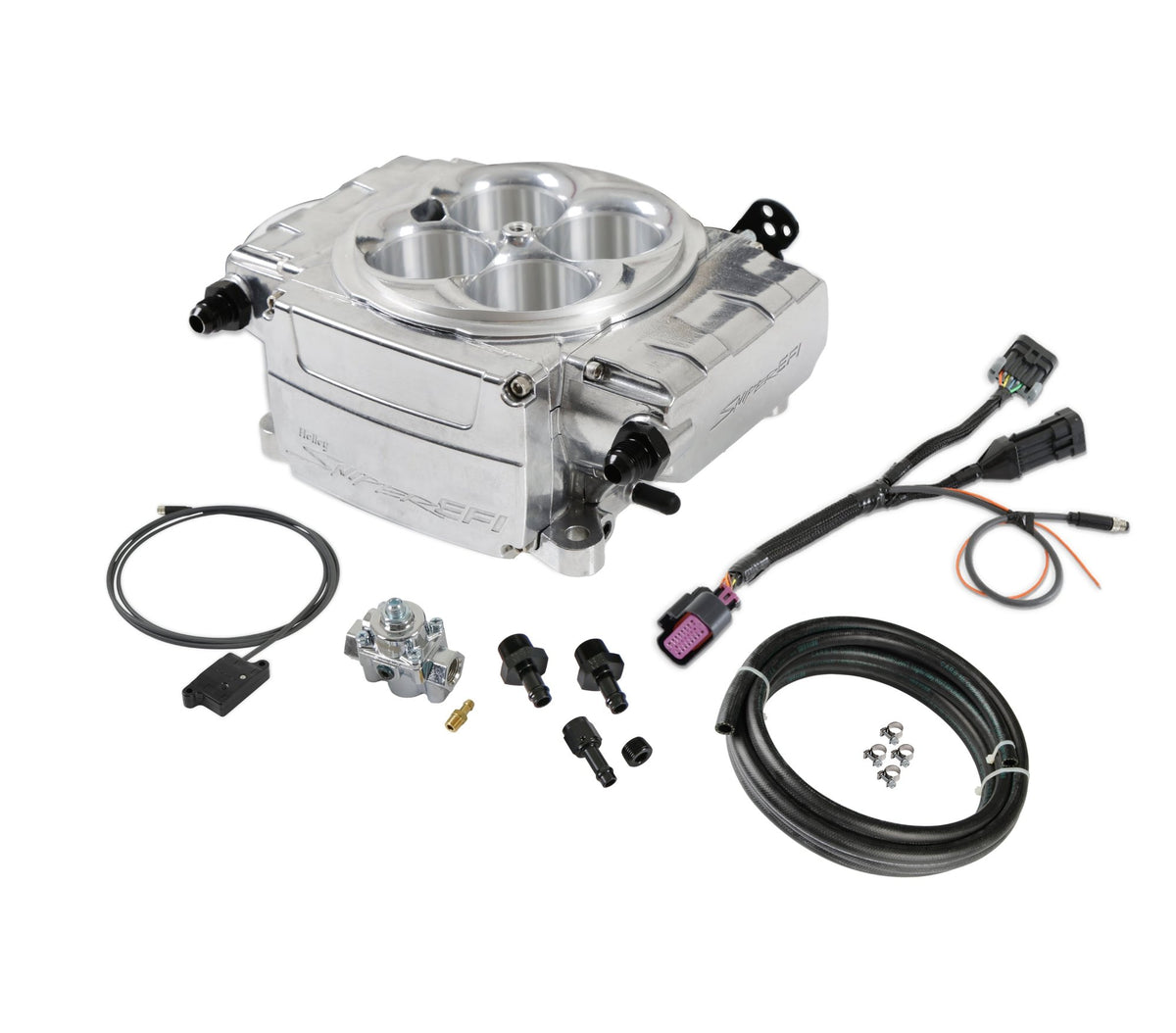 Holley Sniper 2 EFI Upgrade Bluetooth Module Kit w/ Regulator - Polished - 550-510-BAE