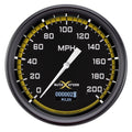 Classic Instruments Autocross Yellow 5" Speedometer Gauge OLED - AX56DYBPF