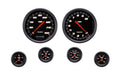 Classic Instruments Velocity Black 2-1/8" Full Sweep Six Gauge Set - VS151BBPF