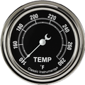 Classic Instruments Traditional 2-5/8" Short Sweep Water Temperature Gauge - TR326SLF-04