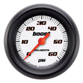Classic Instruments Velocity White 2-1/8"  Boost Electric Gauge (60 PSI) - VS143WBPF