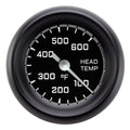 Classic Instruments Autocross Gray 2-1/8" Cylinder Head Temperature Gauge - AX197GBPF