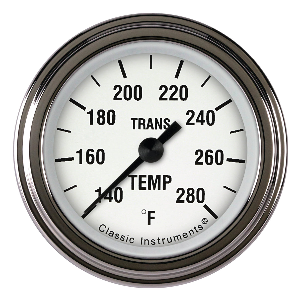 Classic Instruments White Hot 2-1/8" Transmission Temperature Gauge - WH127SLF