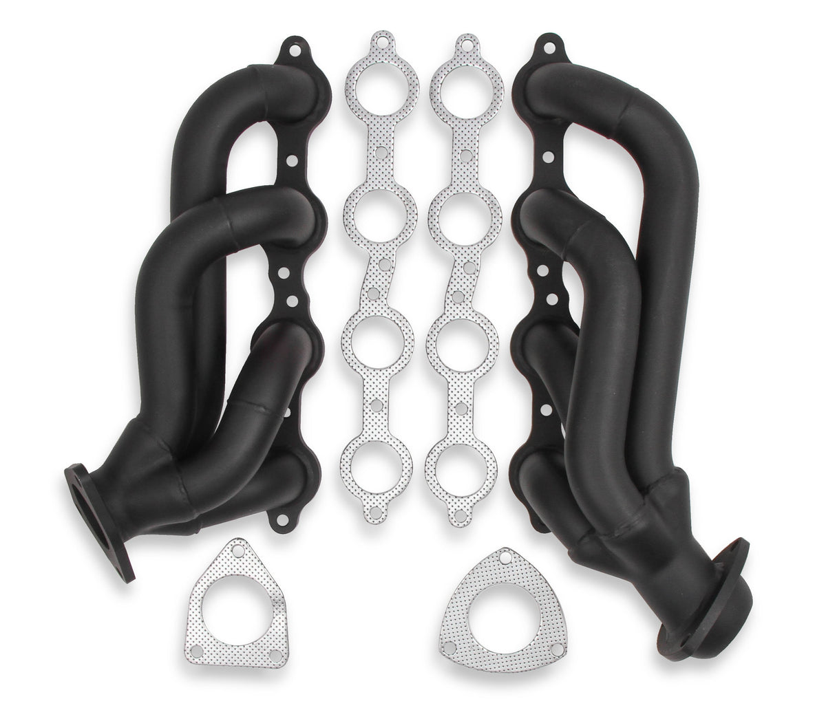 Flowtech Shorty Headers - Black Painted - 11142FLT