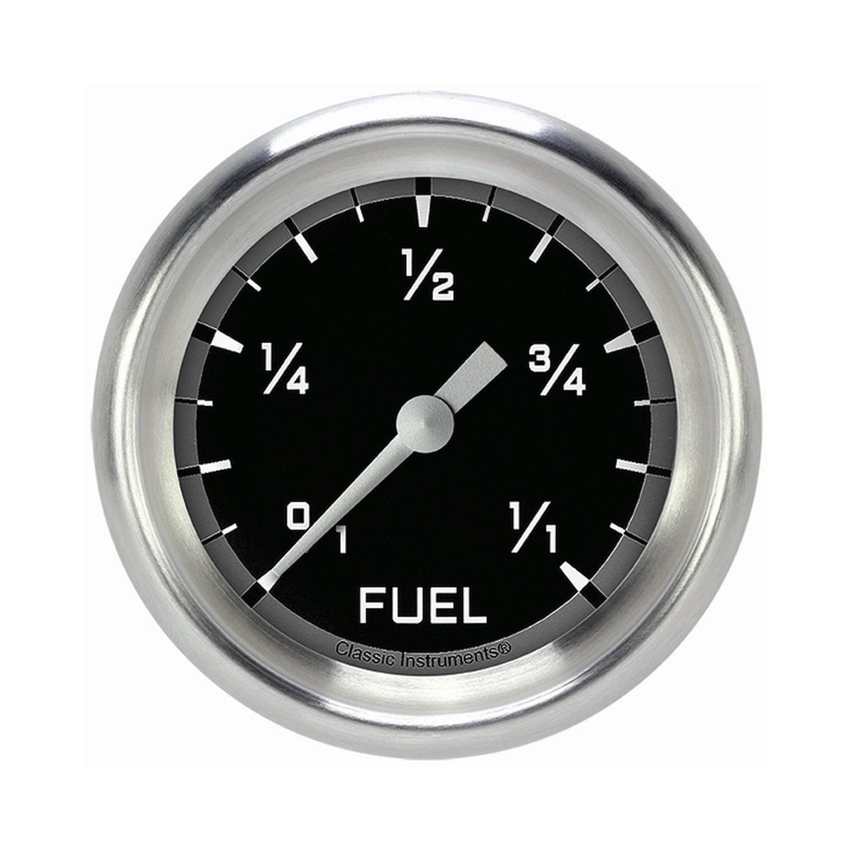 Classic Instruments Autocross Gray 2-5/8" Fuel Level Gauge - AX309GAPF