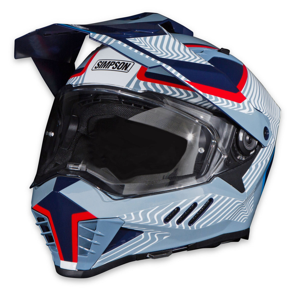 Simpson Xcursion Bandit Helmet - Mojave Blue - Medium - XBMUGRMD