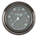Classic Instruments Silver Gray 2-1/8" Volt Gauge - SG130SLF