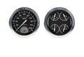 Classic Instruments Autocross Gray 54-55 Chevy Truck Package w/ Speedtachular - CT54AXG62