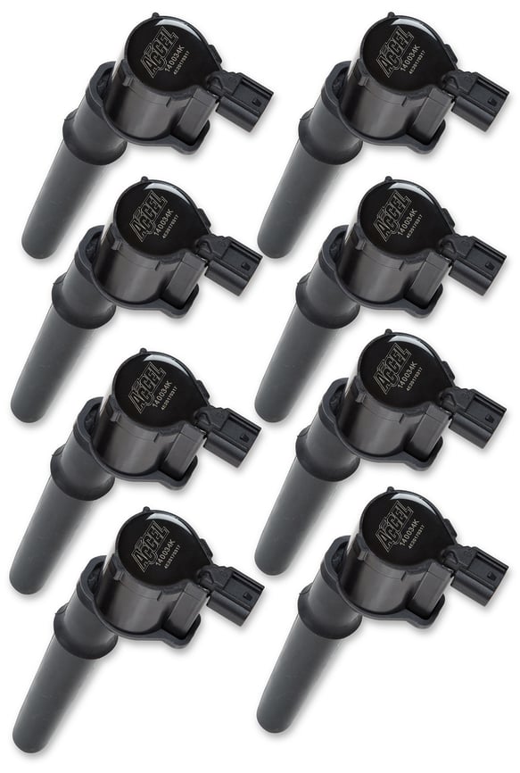 Ignition Coil - SuperCoil -Ford 4 valve modular engine 4.6/5.4L, Black - 8 Pack 140034K-8