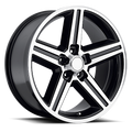 REV Wheels Replica 652 Series IROC - 22x9 - 5.84 BS - 5x5 - 652MB-2950