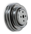 Mr. Gasket Chrome Water Pump Pulley - Triple Groove - 8829