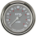 Classic Instruments Silver Gray 2-5/8" Tachometer Gauge - SG383SLF