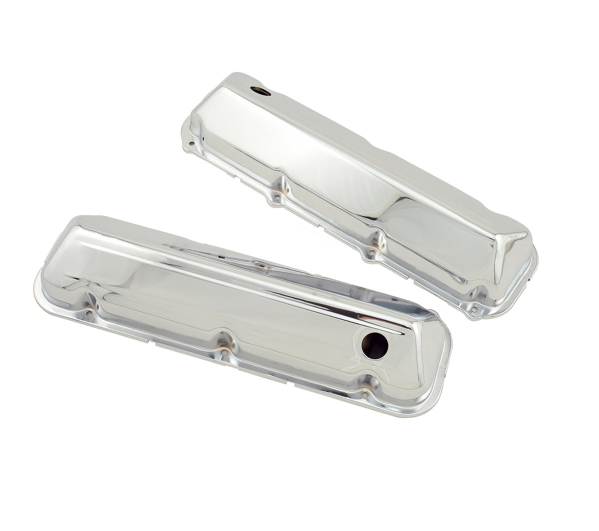 Mr. Gasket Chrome Valve Covers with Baffle - 9413