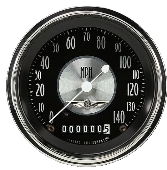 Classic Instruments American Tradition 3" Speedometer Gauge (140 MPH) - AT55SLC