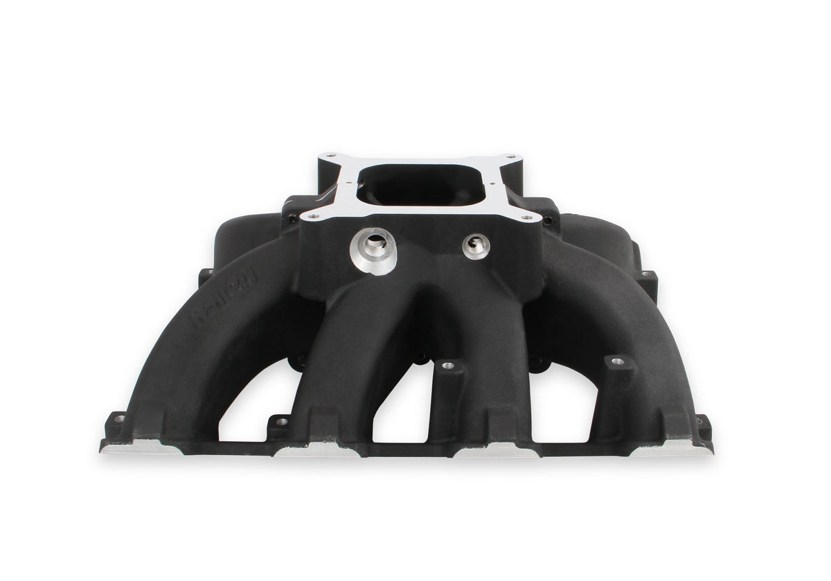 Holley Single Plane Split-Design Race Intake Manifold- GM LS3/L92- Black-4150 - 300-291BK