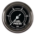 Classic Instruments Traditional 2-1/8" Fuel Pressure Gauge (15 PSI) - TR145SLF