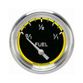 Classic Instruments Autocross Yellow 2-5/8" Fuel Level Gauge (0-90 Ohm) - AX212YAPF