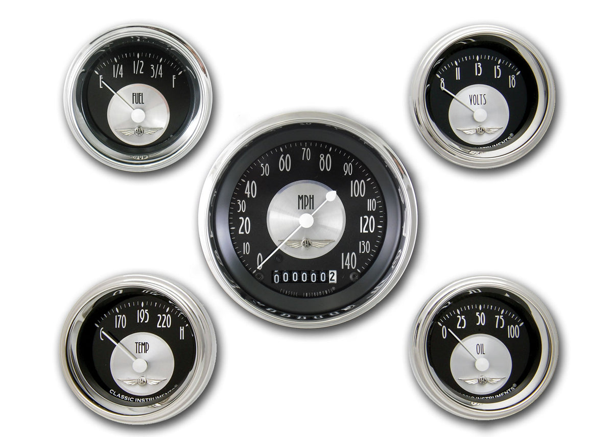 Classic Instruments All American Tradition Five Gauge Set - AT00SHC