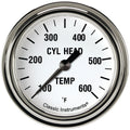 Classic Instruments White Hot 2-5/8" Cylinder Head Tempature Gauge - WH397SLF
