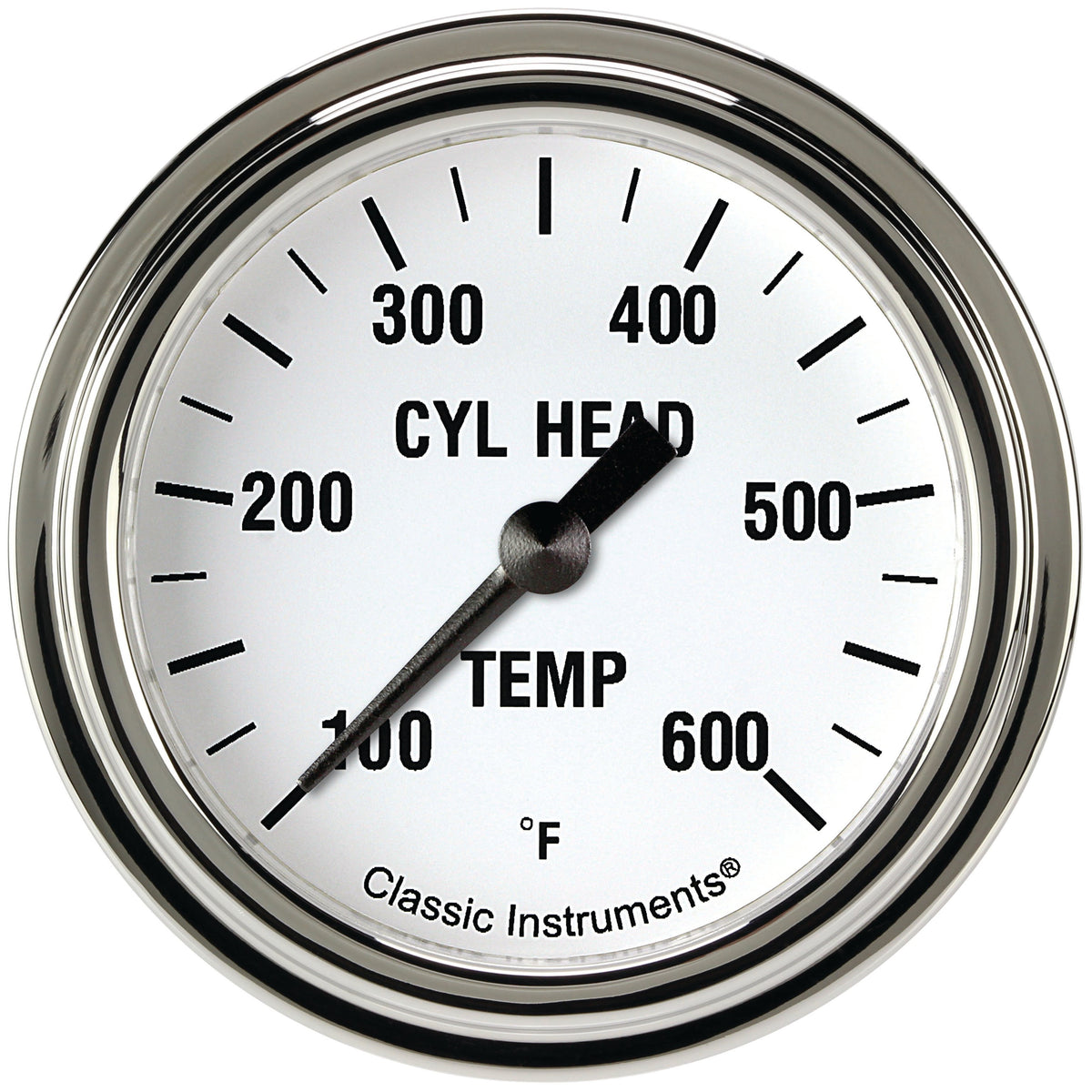 Classic Instruments White Hot 2-5/8" Cylinder Head Tempature Gauge - WH397SLF