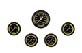 Classic Instruments AutoCross Yellow Five Gauge Set - AX200YBLF