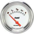 Classic Instruments Velocity White 2-5/8" Fuel Level Gauge (0-90 Ohm) - VS212WAPF
