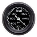 Classic Instruments Autocross Gray 2-1/8" Brake Pressure Gauge - AX167GBPF