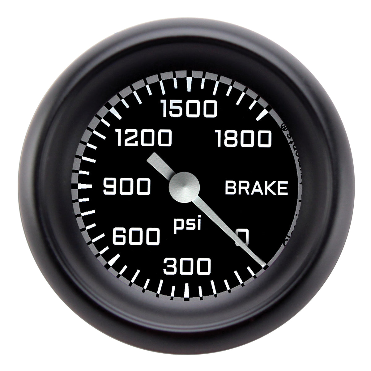 Classic Instruments Autocross Gray 2-1/8" Brake Pressure Gauge - AX167GBPF