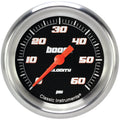 Classic Instruments Velocity Black 2-5/8" Boost Gauge (60 PSI) - VS343BAPF