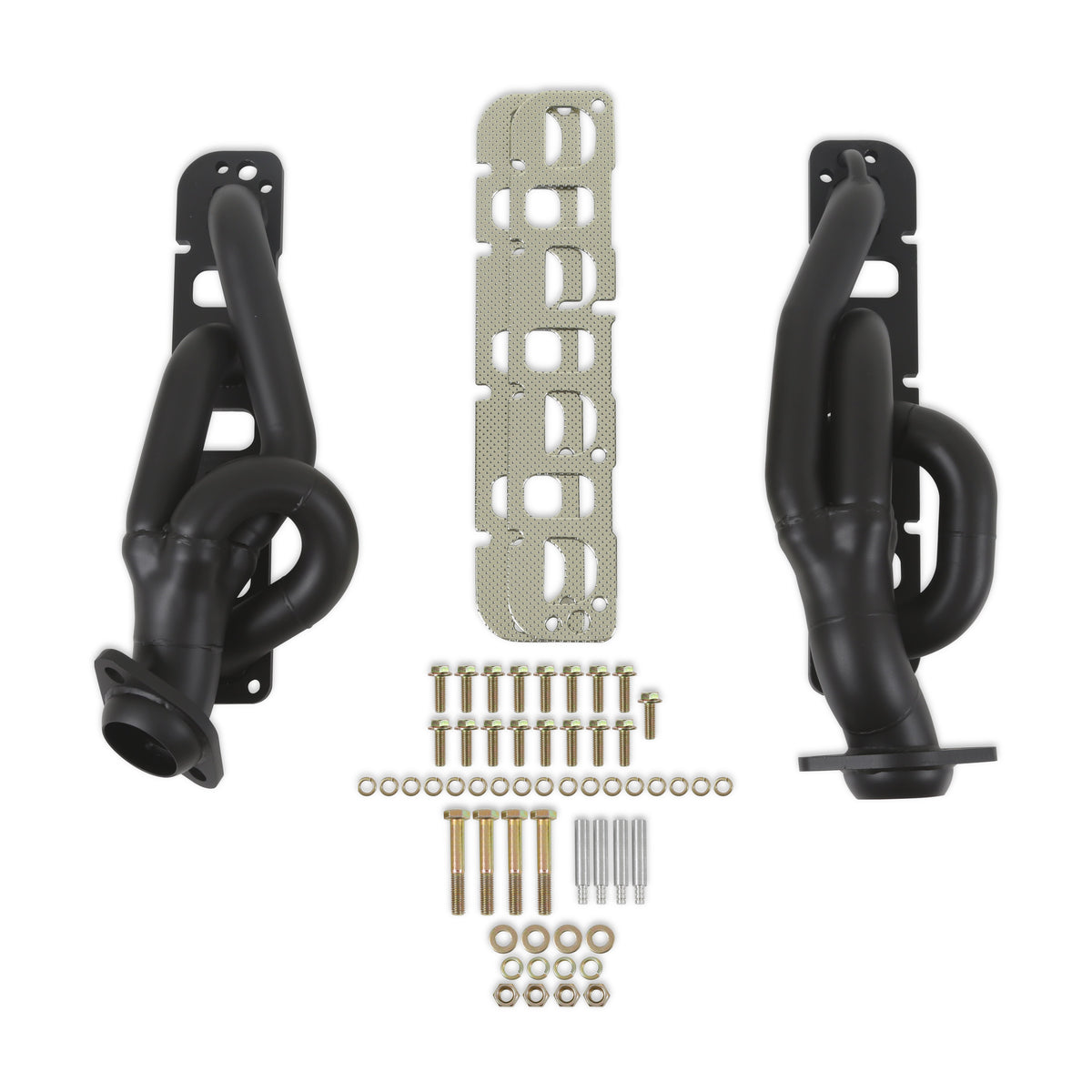 Flowtech Shorty Headers - Black Painted - 91950FLT