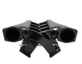 Holley Sniper EFI Fabricated Intake Manifold Dual Plenum 102mm LS1/2/6, Rail Kit - Blk - 820242