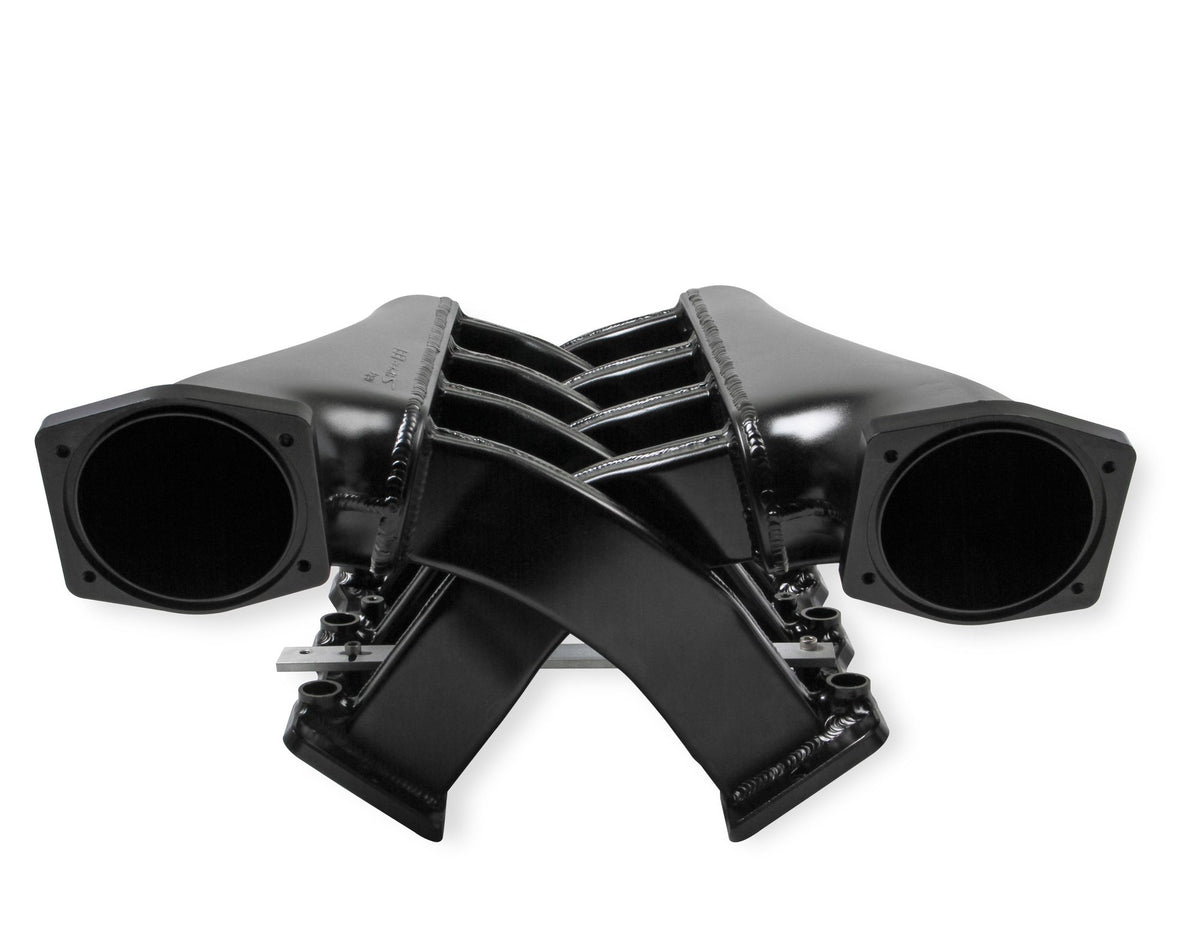 Holley Sniper EFI Fabricated Intake Manifold Dual Plenum 102mm LS1/2/6, Rail Kit - Blk - 820242