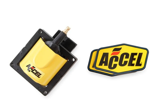 ACCEL Ignition Coil - SuperCoil - 1984-1998 Ford EEC-IV - Yellow - Individual - 140012