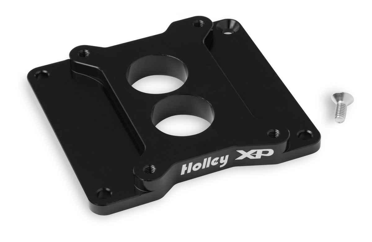 Holley Carburetor Adapter Plate - Black Anodized Billet - 17-90