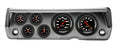 Classic Instruments 1970-76 Duster Velocity Black Full Sweep Six Gauge Set Mopar - CDDU70VSB101BA