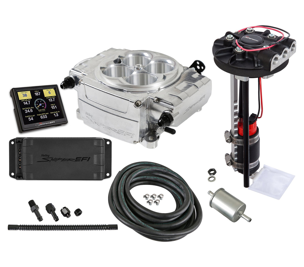 Holley Sniper 2 EFI - Polished - 550-510-3PD