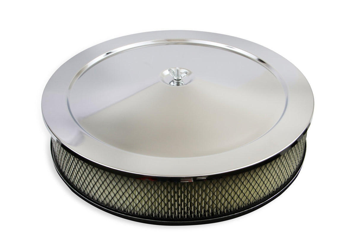 Mr. Gasket Competition Air Cleaner - Chrome - 9790