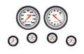 Classic Instruments Velocity White 2-1/8" Full Sweep Six Gauge Set - VS151WBPF