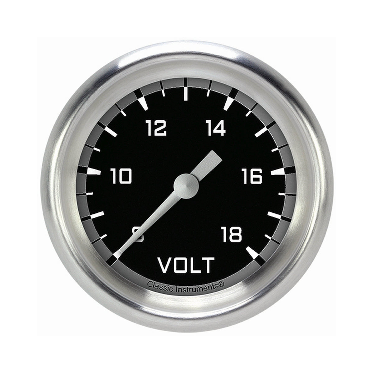 Classic Instruments Autocross Gray 2-5/8" Volt Gauge - AX330GAPF